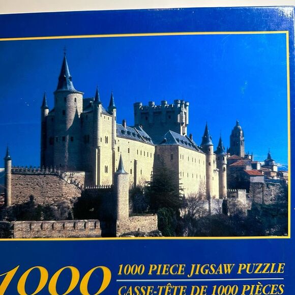NEW Stately Manors Neuschwanstein Castle Spain Sure-Lox 1000 Piece Jigsaw Puzzle - Picture 5 of 5